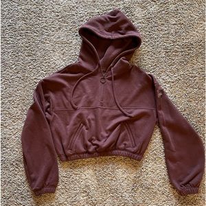 Alo Cropped Hoodie